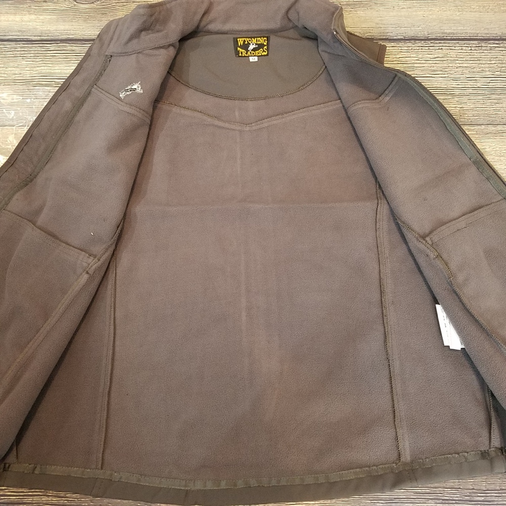 WYOMING TRADERS MENS MORGAN SOFT-SHELL VEST - CHARCOAL - Picture 5 of 6